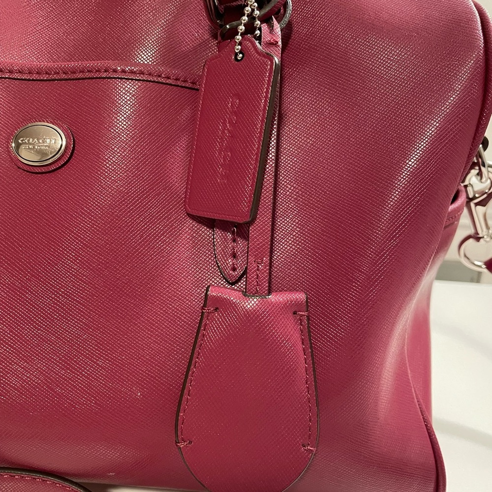 Coach Satchel Crossgrain Handbag With Crossbody S… - image 5